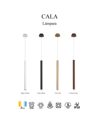 CALA * COLGANTE 1L LED 6W - BLANCO